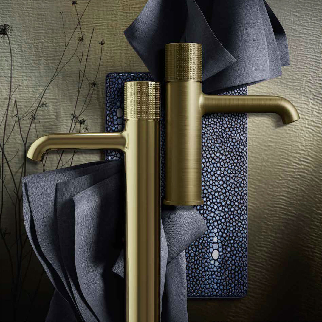 Gessi Habito Cesello Single Hole Tall Bathroom Faucet