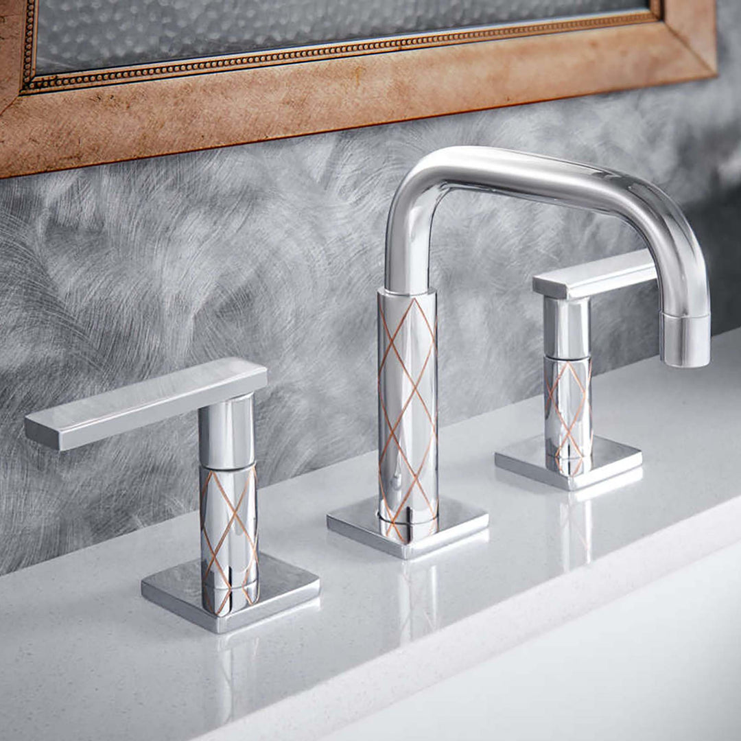 Watermark Lily Three-hole Bathroom Faucet