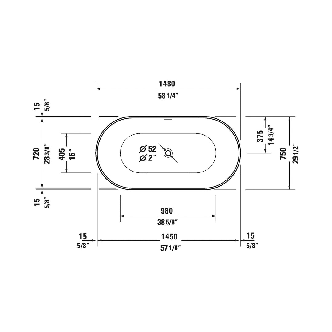 Duravit No.1 Bathtub