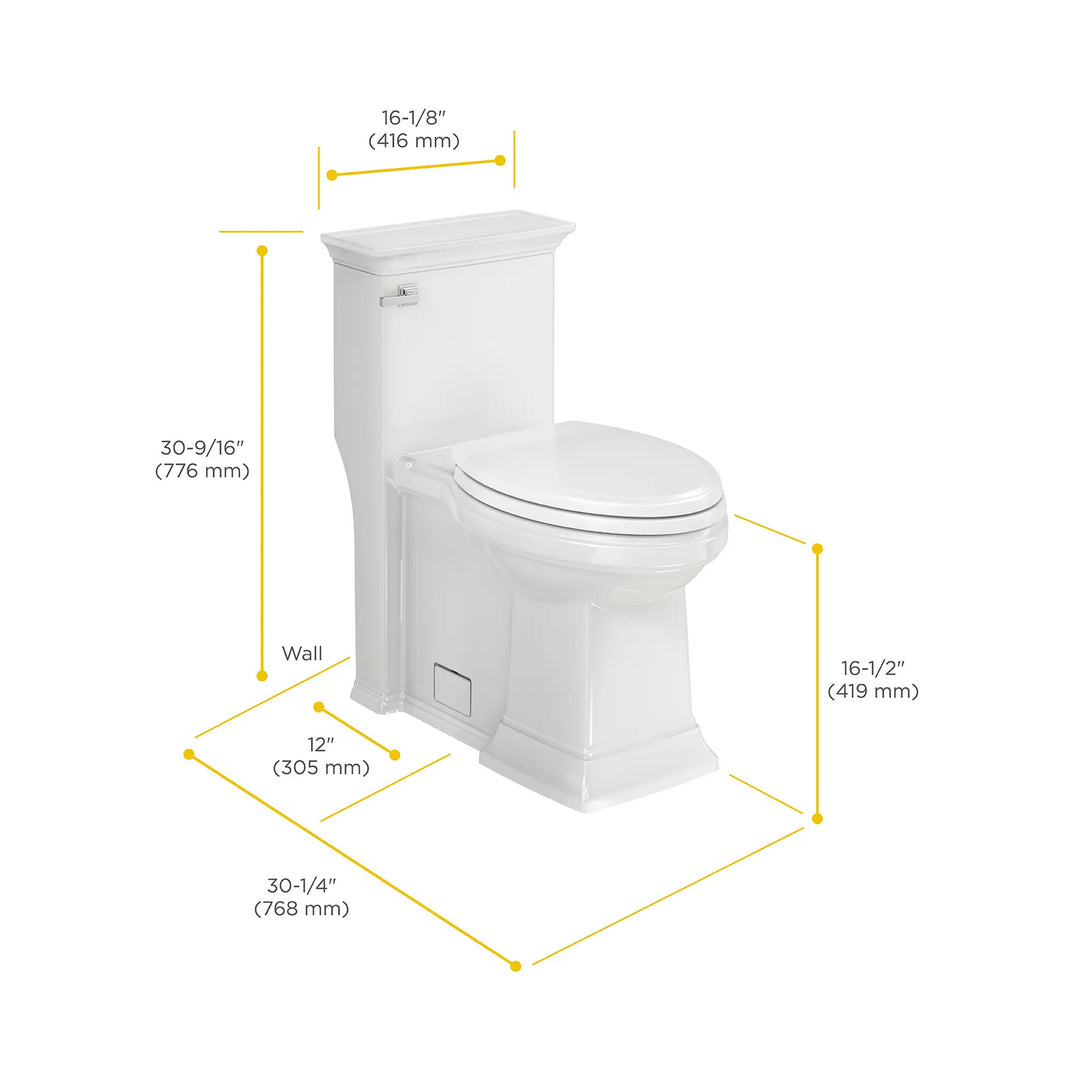 American Standard Town Square S Right Height Elongated Toilet with Seat