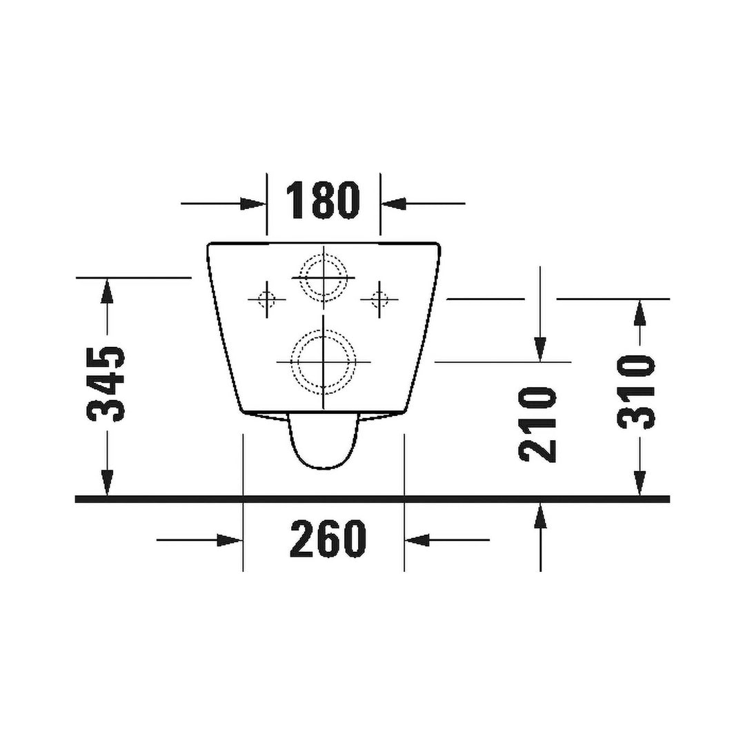 Duravit D-Neo Wall-Mounted Toilet