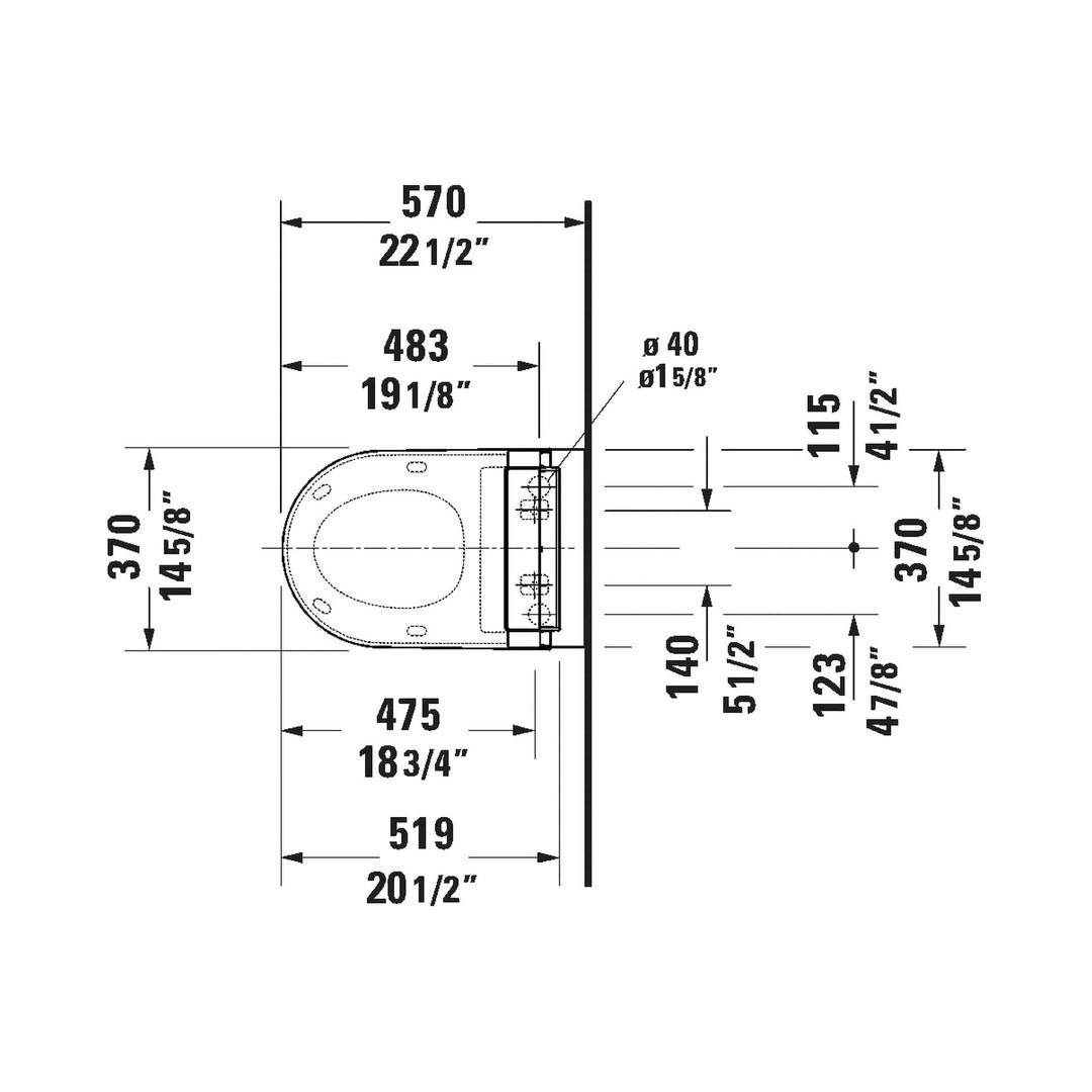 Duravit SensoWash® Classic Shower Toilet Seat