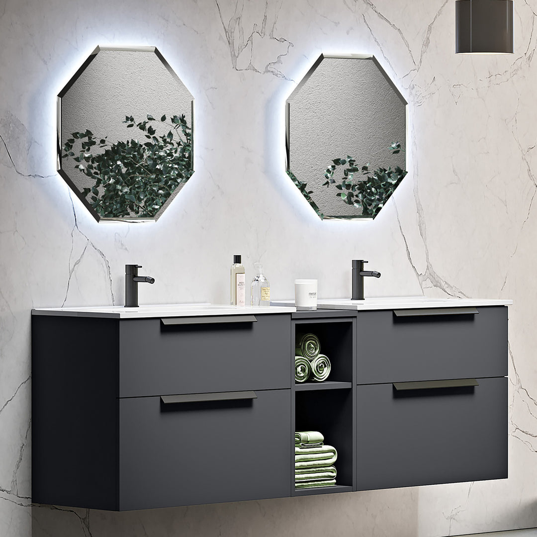 Bath Vanity Urban Double Sink