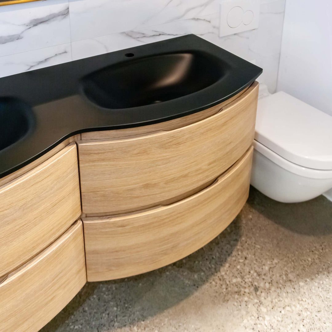 Bath Vanity Vague Double Sink