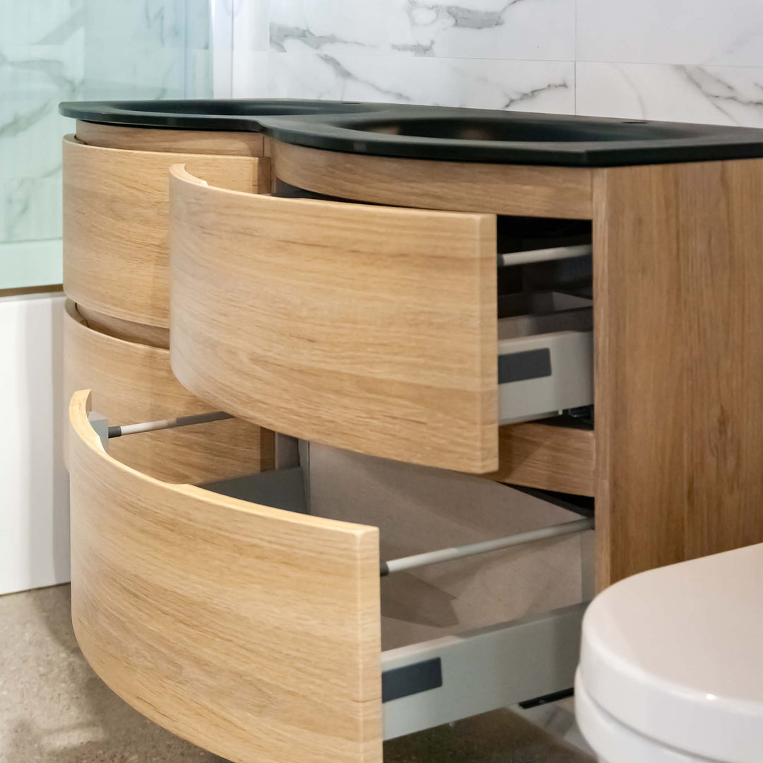 Bath Vanity Vague Double Sink