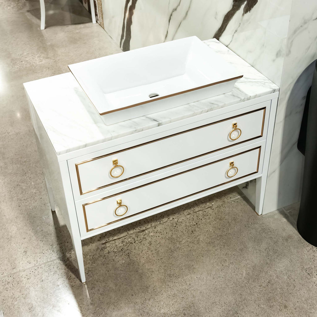 Elegance Napoleon Single Sink Bath Vanity