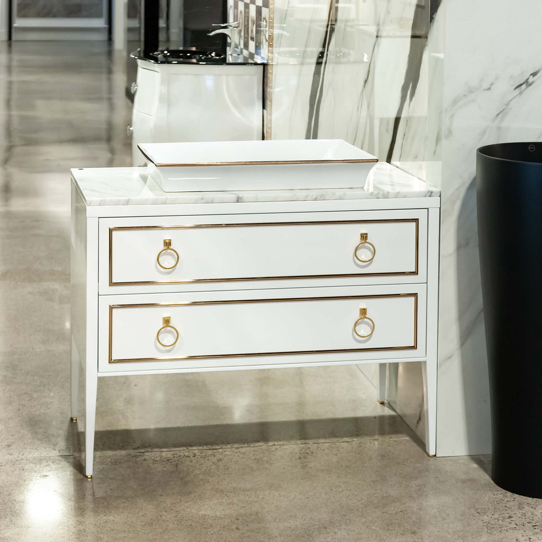 Elegance Napoleon Single Sink Bath Vanity