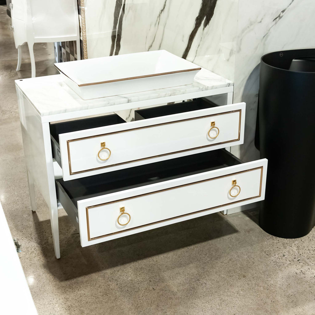 Elegance Napoleon Single Sink Bath Vanity