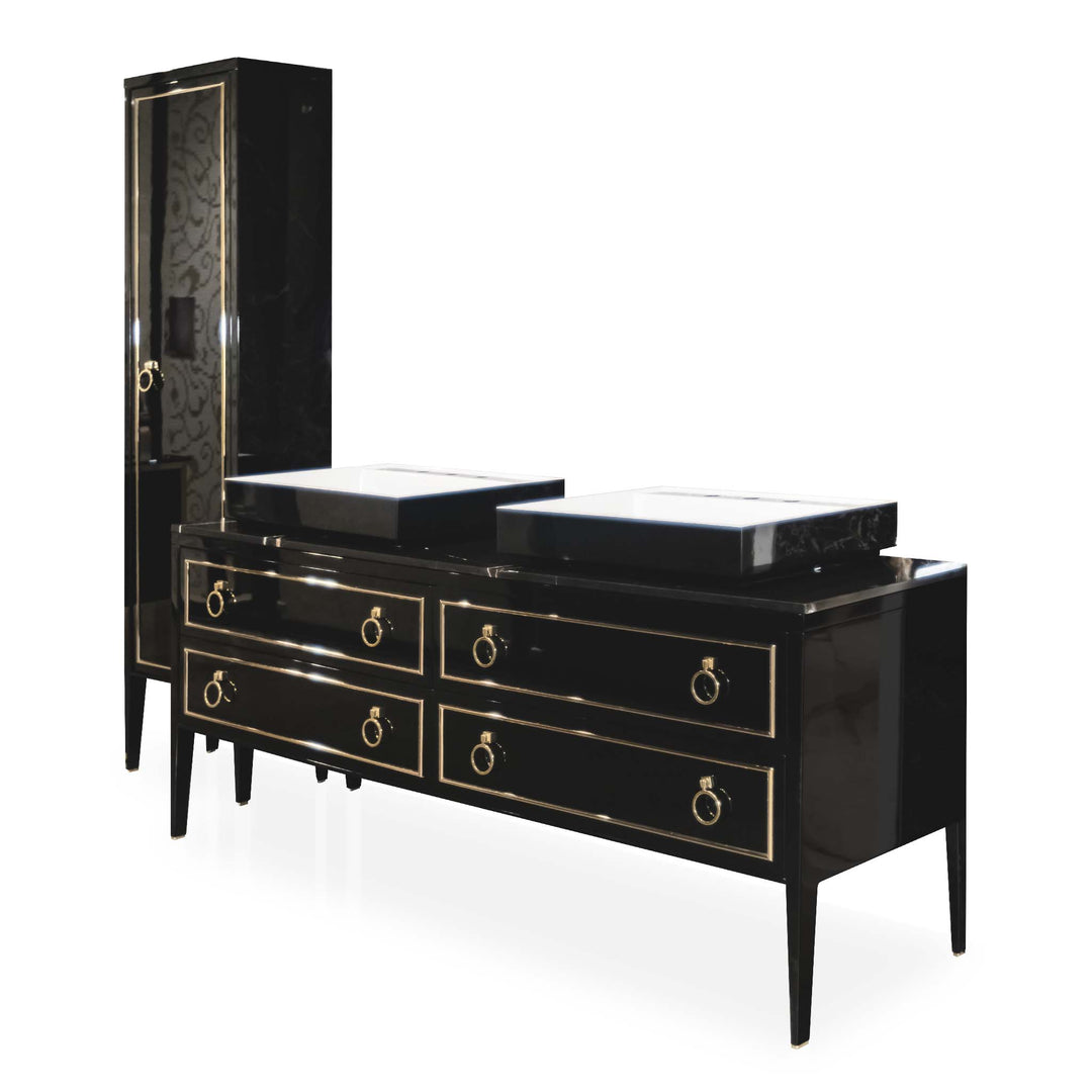 Bath Vanity Elegance Napoleon Double Sink