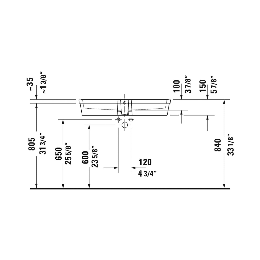 Duravit Vero Air Bathroom Sink