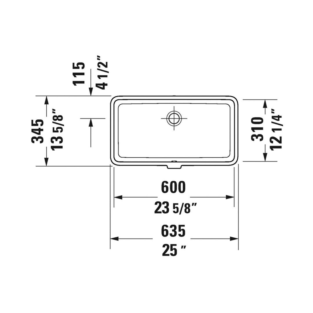 Duravit Vero Air Bathroom Sink
