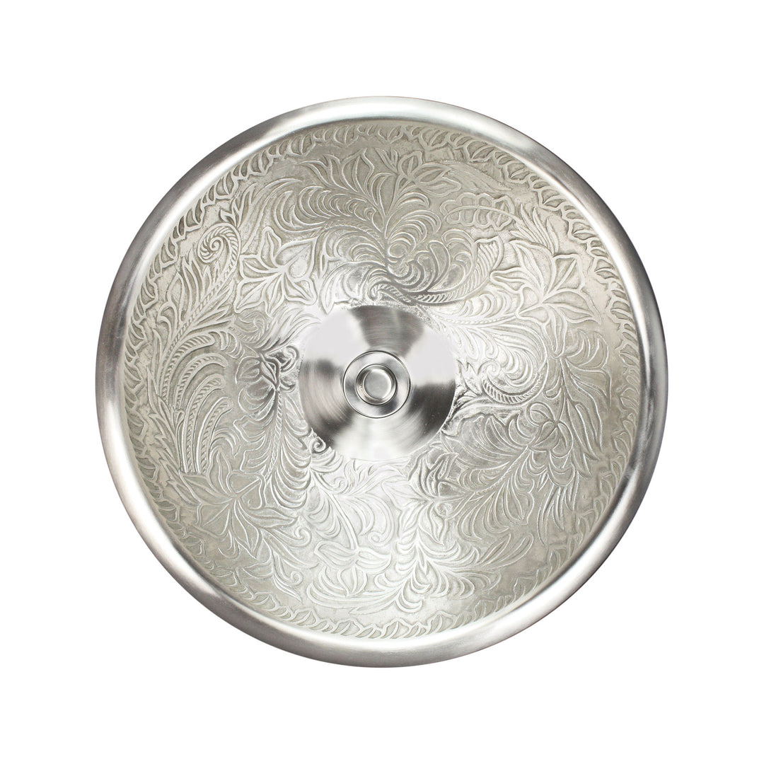 Linkasink Large Round Botanical Bathroom Sink