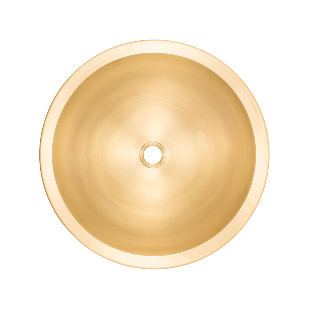 Linkasink Large Round Smooth Bathroom Sink