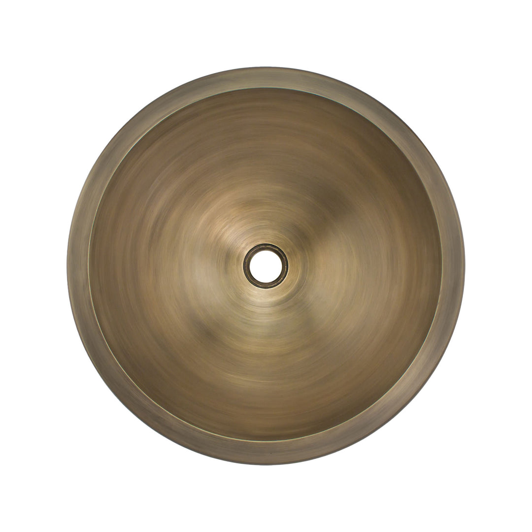 Linkasink Large Round Smooth Bathroom Sink