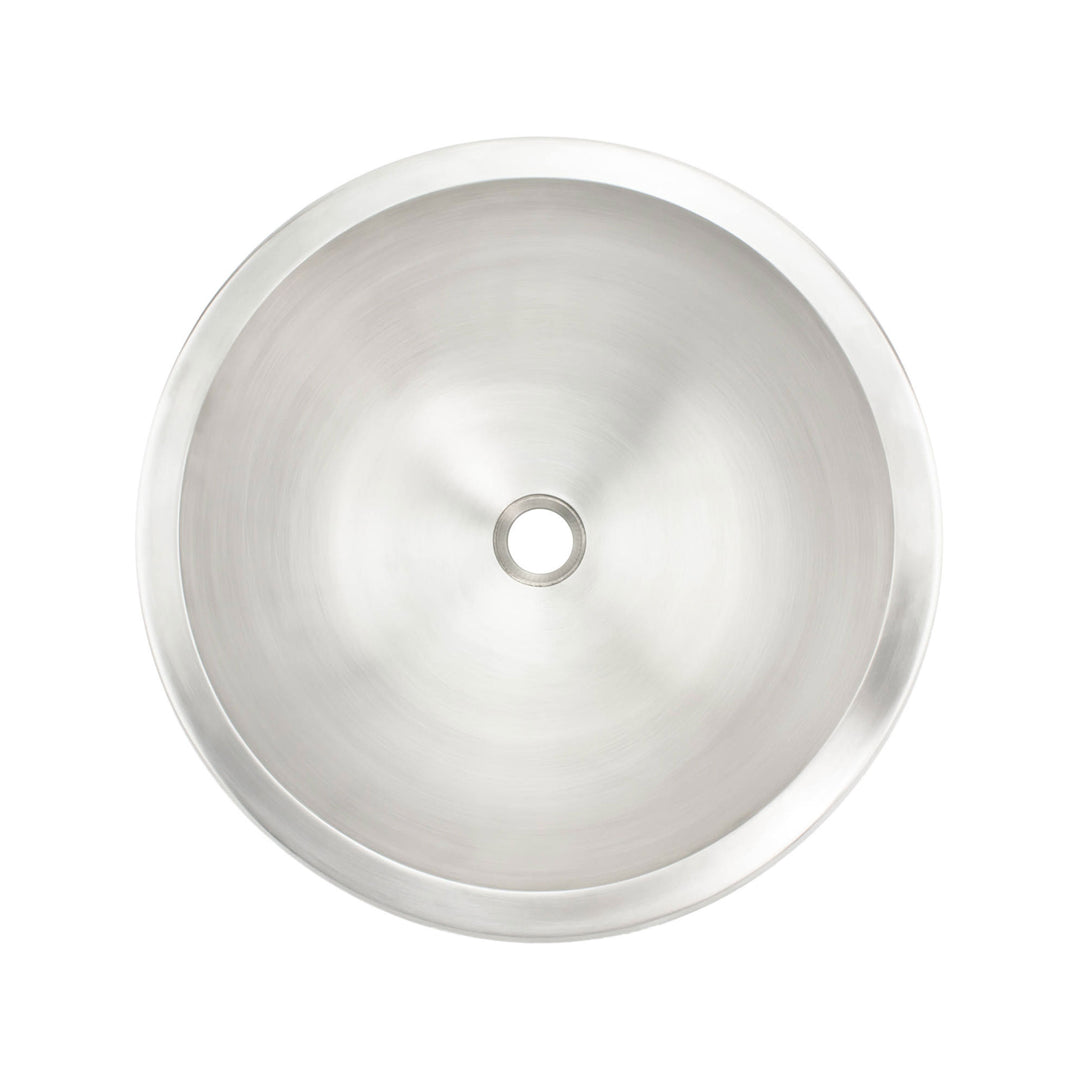 Linkasink Large Round Smooth Bathroom Sink