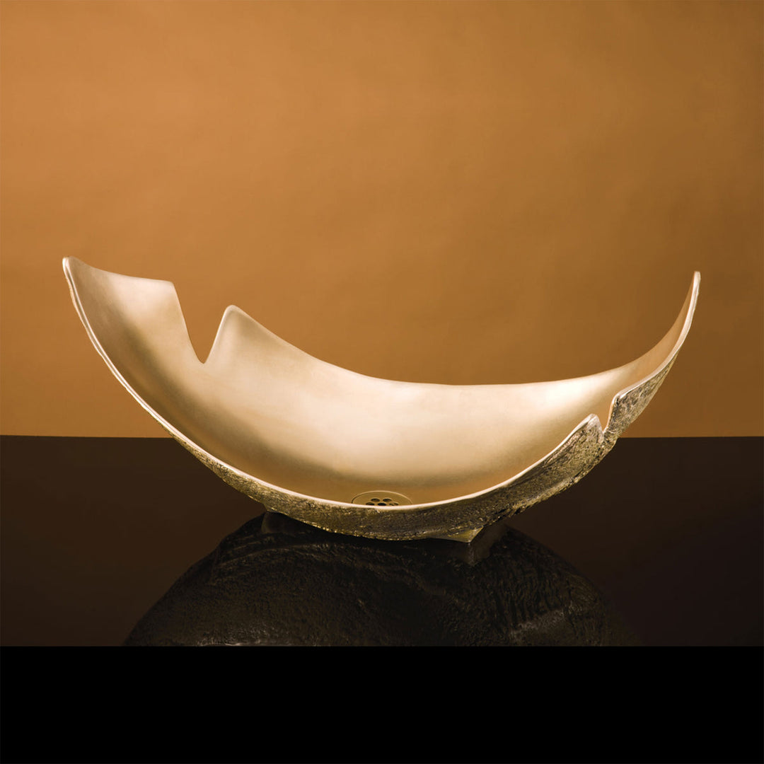 Stone Forest Bronze Lunette Vessel Sink