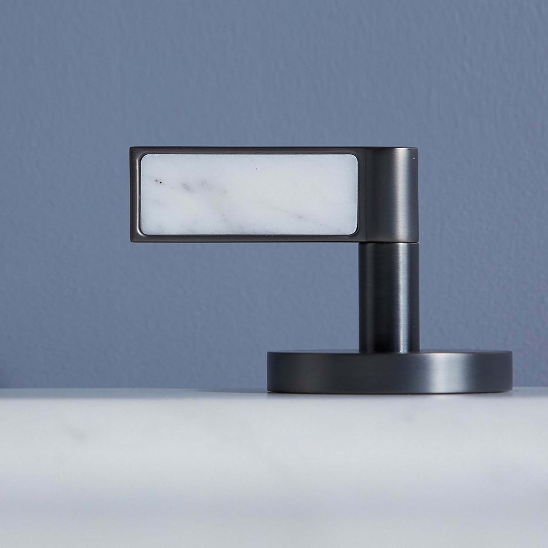 Kallista One White Carrara Handles Bathroom Faucet