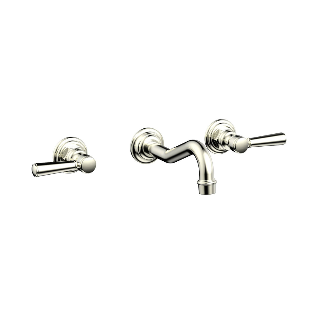 Phylrich Henri Lever Handles Wall Lavatory Set