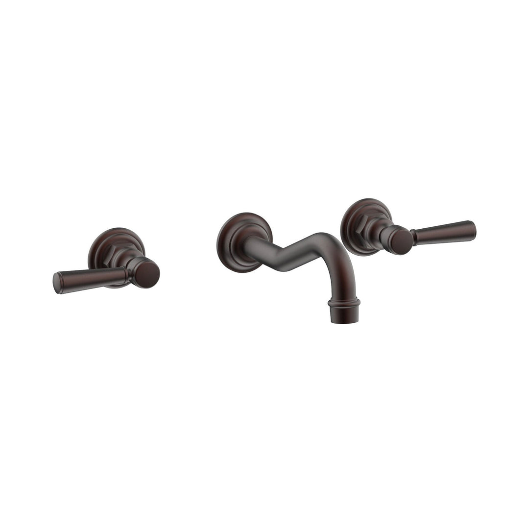Phylrich Henri Lever Handles Wall Lavatory Set