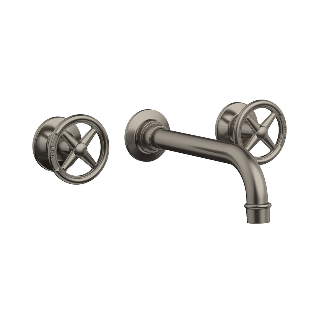 Phylrich Works Cross Handles Wall Lavatory Set