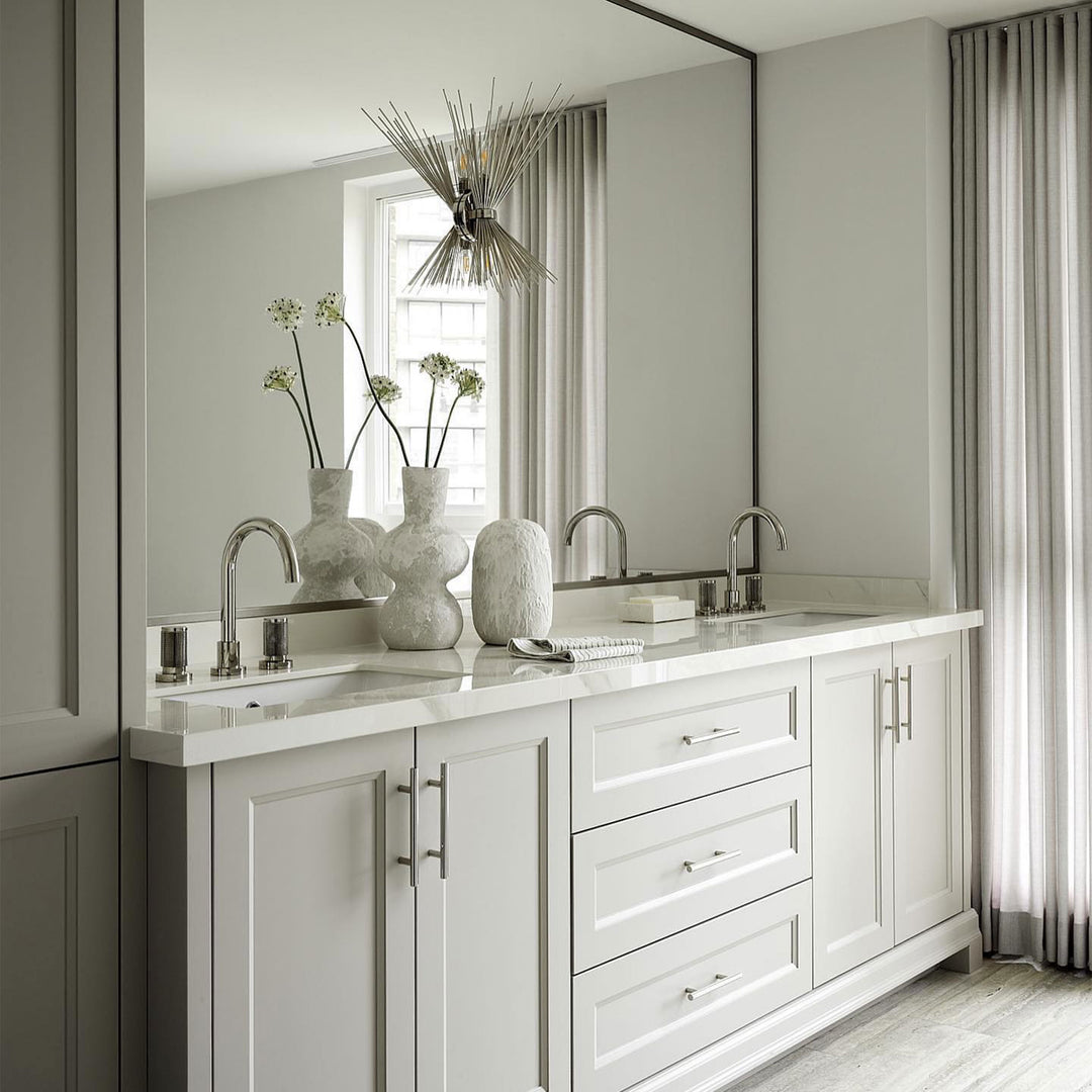 Rubinet Widespread Salle Spout Bathroom Faucet