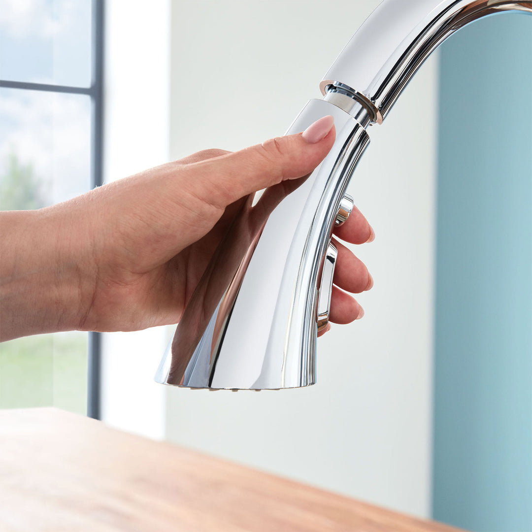 Grohe Zedra Pull-Down Triple Spray Bar Faucet