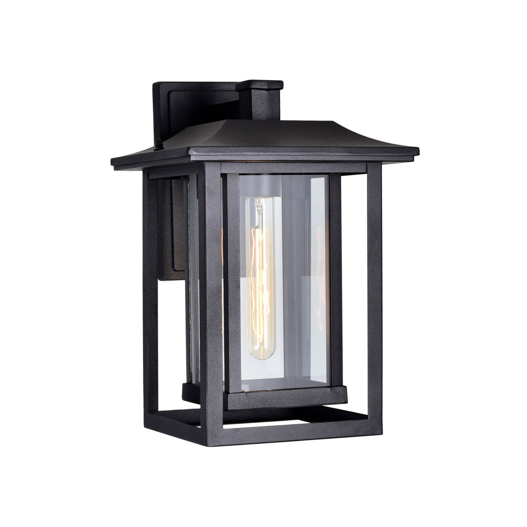 CWI Lighting Winfield 1-Light Black Outdoor Wall Light