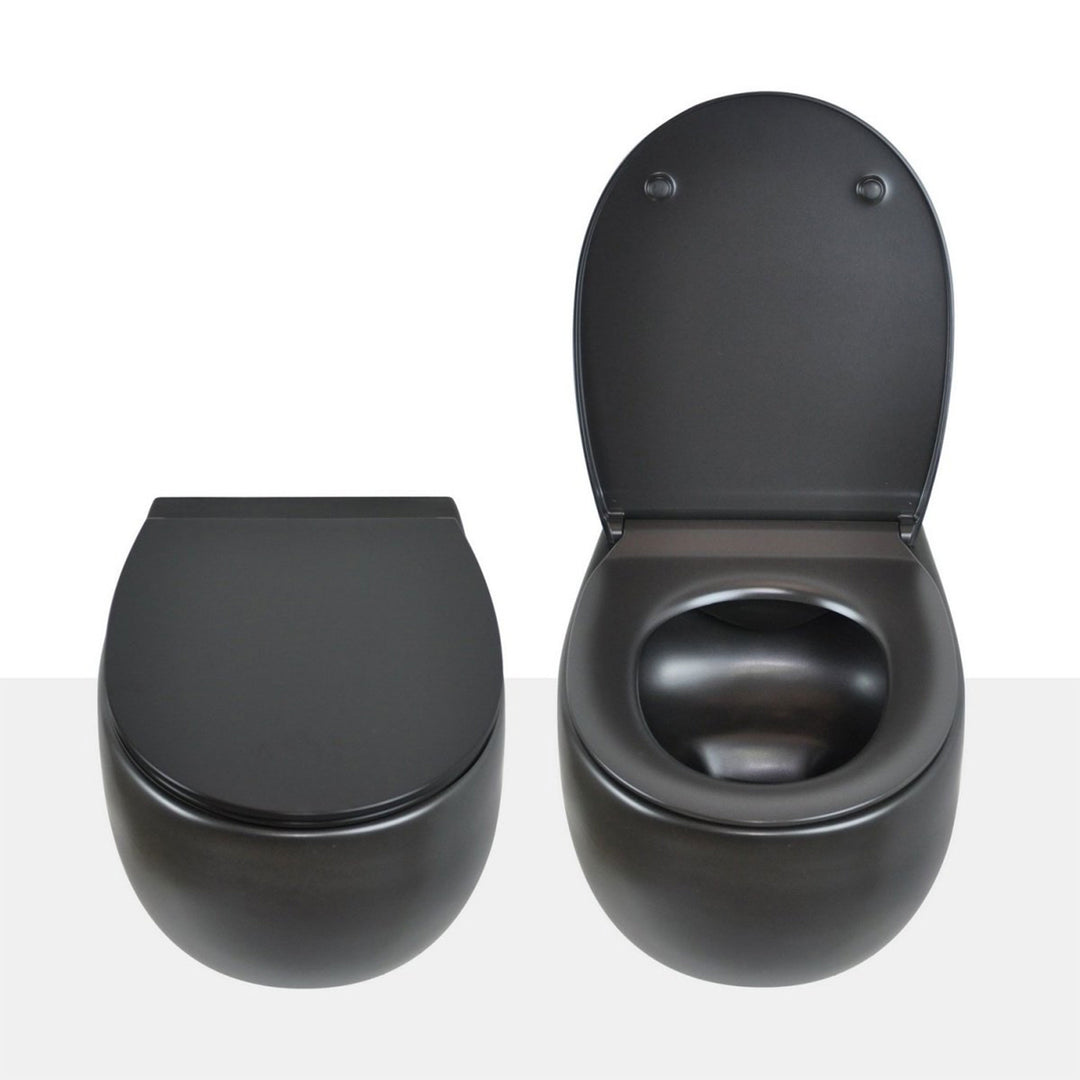 AeT Dot 2 Prencess Wallhung Toilet Matte Black