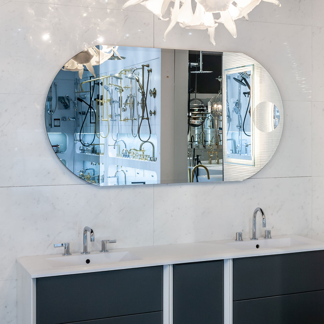 Bathroom Mirror with Magnifying Mirror